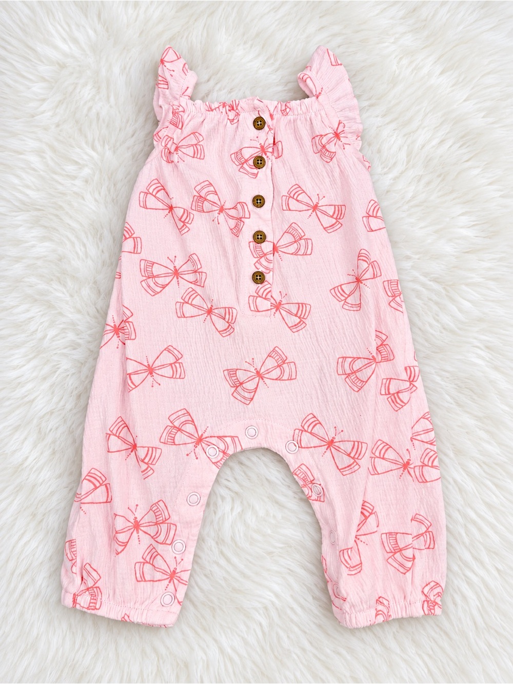 Carter's Light Pink ๐ฆ Print Romper